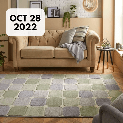 Décor Your Living Room with Green Rugs this Summer Season