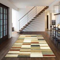 Woodstock 032 0303 6372 Multi Abstract Rug By Mastercraft