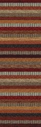 Woodstock 032 0743 1382 Brown Striped Runner By Mastercraft