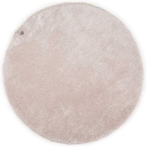 550 Beige Soft UNI Shaggy Circle Rug by Tom Tailor 