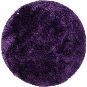 751 Purple Soft UNI Shaggy Circle Rug by Tom Tailor 