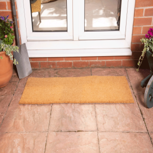 Astley Natural Plain Doormats Collection By Esselle