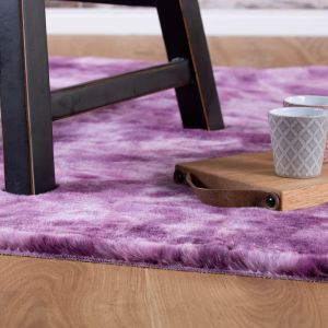 Camouflage CAM 915 Purple Shaggy Rug by Obsession