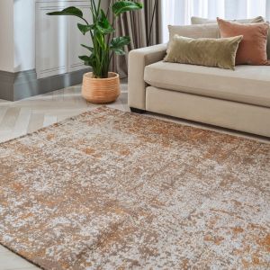 Dara Abstract Terracotta Rug by Asiatic