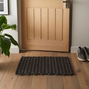 Didsbury Slate Braided Doormats By Esselle