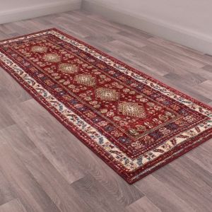 Orient 2520 Red Traditional Runner by Ultimate Rug