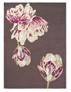 Tranquility 56005 Aubergine Hand Tufted Wool Rug by Ted Baker
