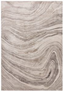 Tuscany Calacatta Marble Abstract Rug  by Katherine Carnaby