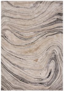 Tuscany Champagne Marble Abstract Rug  by Katherine Carnaby