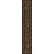 Kashqai 4301 500 Bordered Traditional Wool Runner by Mastercraft