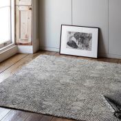Camden Black/White Geometric Wool Rug by Asiatic