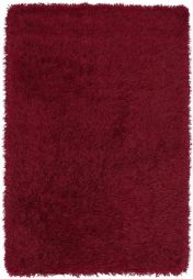 Cascade Ruby Luxury Polyester Rug by Asiatic