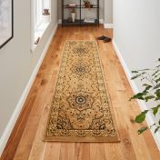 Think Rugs Heritage 4400 Beige Traditional Runner