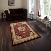 Think Rugs Heritage 4400 Red Traditional Rug