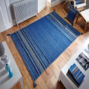Kelim Blue Flatweave Rug by Oriental Weavers