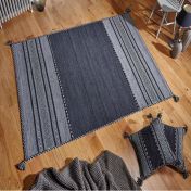 Kelim Charcoal Flatweave Rug By Oriental Weavers