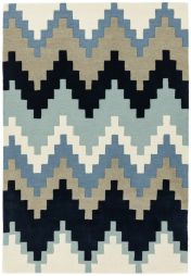 Matrix Cuzzo MAX70 Cuzzo Blue Wool Rug by Asiatic