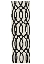 Matrix Wire MAX35 White Wool Runner by Asiatic