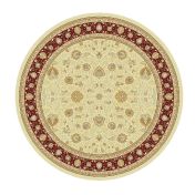 Noble Art 6529 191 Red/Beige Traditional Circle Rug By Mastercraft