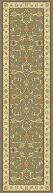 Noble Art 6529 491 Green Beige Traditional Runner By Mastercraft