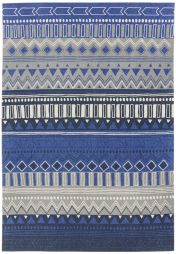 Onix ON17 Tribal Mix Blue Rug by Asiatic