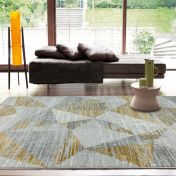 Asiatic Orion OR12 Block Yellow Rug