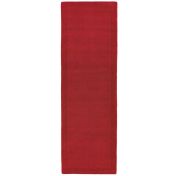 York Poppy Simple and Stylish Wool Runner by Asiatic