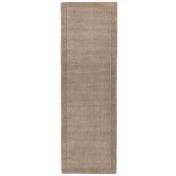 Asiatic York Taupe Simple and Stylish Wool Runner